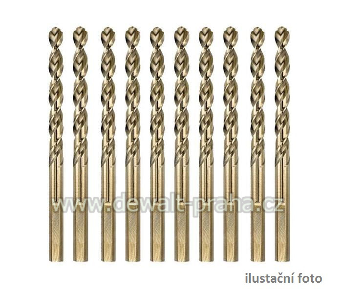 DT5563 DeWALT EXTREME2 Vrták do kovu 13,0 x 151 mm, 10 kusů 