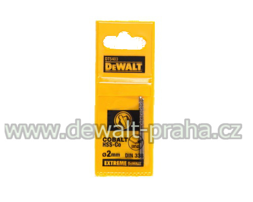 DT4901 DeWALT Vrták do kovu HSS E Cobalt 2,5 x 57 mm 2ks