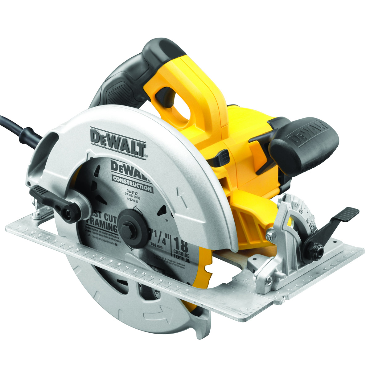 DWE575K DEWALT Kotoučová pila 1600 W s hloubkou řezu 67 mm