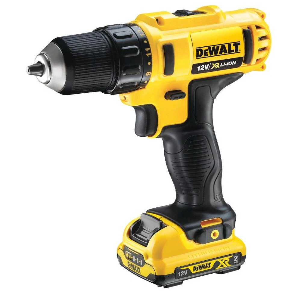 DCD710D2 DeWALT Aku vrtačka / šroubovák 12V Li-Ion XR 2x 2,0 Ah, kufr