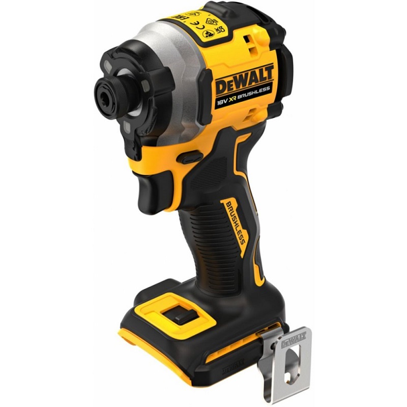 DCF850N DeWALT Aku bezuhlíkový rázový utahovák 1/4 18V, samostatný stroj