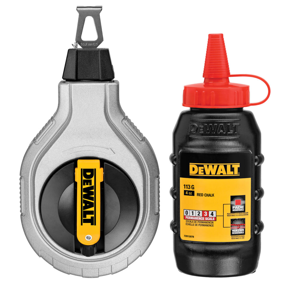 Dewalt DWHT47408-0 Značkovací šnúra 6:1 s červenou křídou