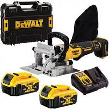 DeWALT DCW682P2 Aku lamelovací frézka 18V 2x5,0Ah