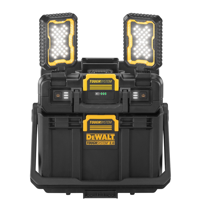 DWST08061-1 DeWALT Aku nastavitelné pracovní světlo s úložným prostorem TOUGHSYSTEM 2.0