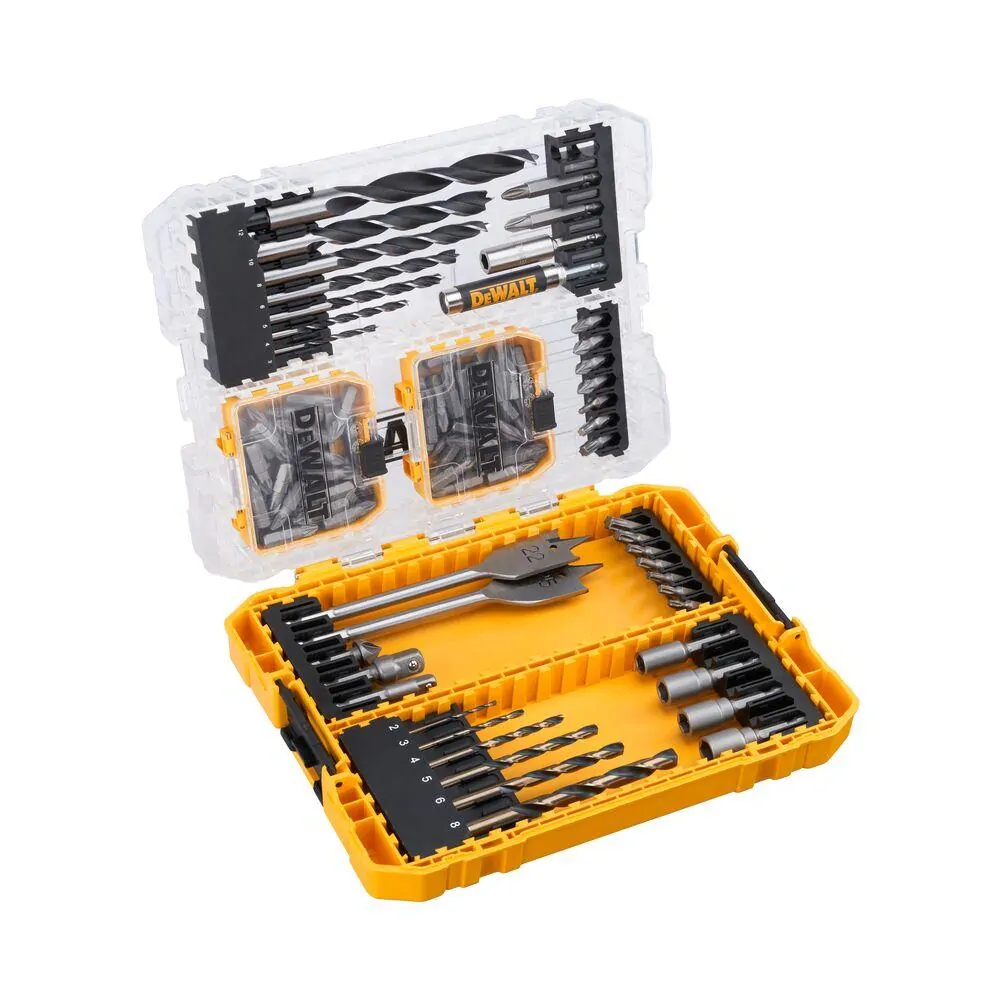 DT70784 DeWALT 100 dílná sada bitů a vrtáků v Tough Case