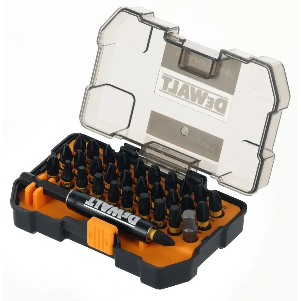 DT70900T DeWALT FLEXTORQ Limitovaná 32-dílná sada bitů/ šroubovacích nástavců McLaren