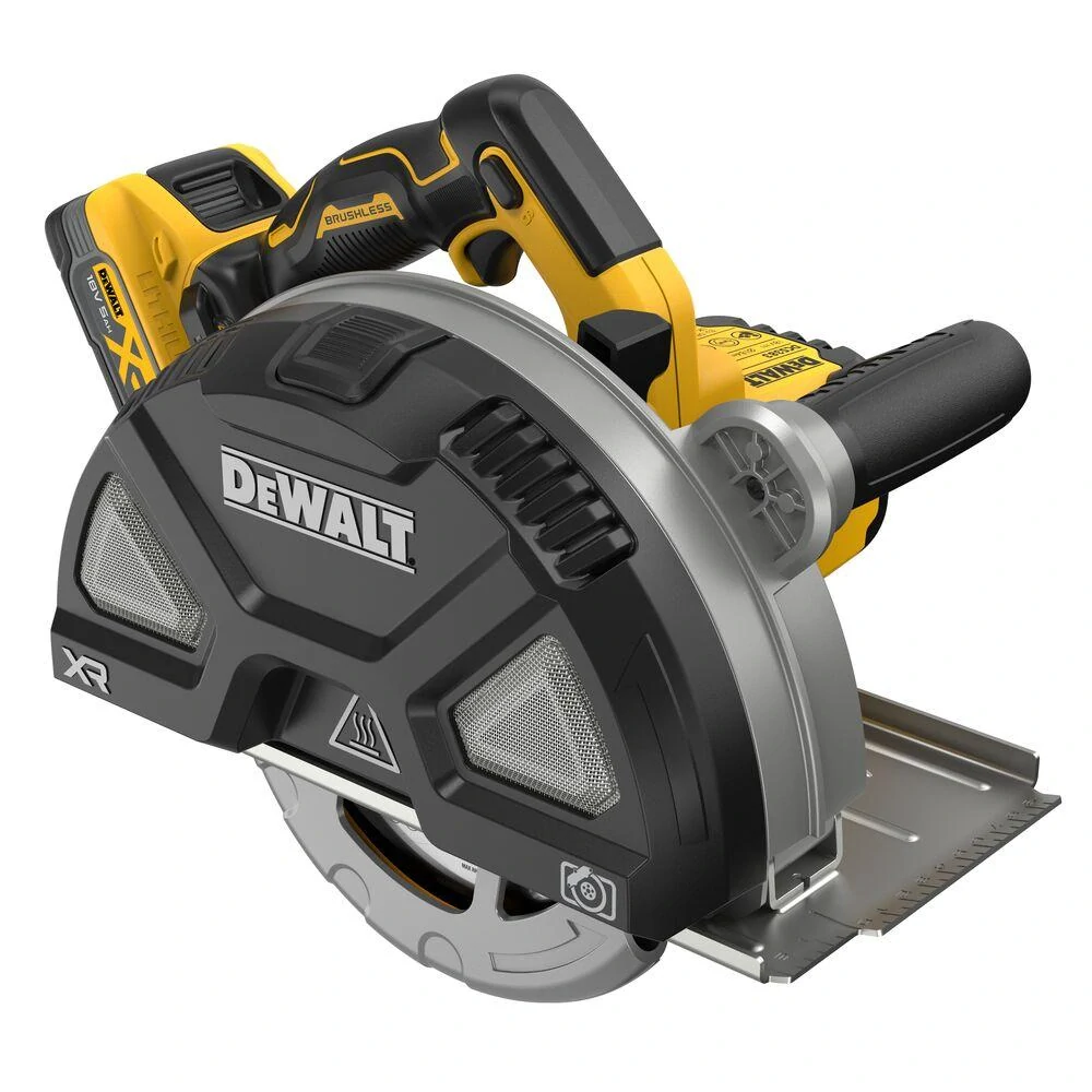 DCS383H2 DeWALT kotoučová pila 184mm pro řezání kovů 18V XR, 2x 5,0 Ah Li-Ion POWERSTACK