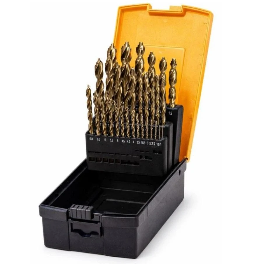 DT4957 DeWALT 29dílná profesionální sada HSS-E COBALT vrtáků do kovu ELITE series