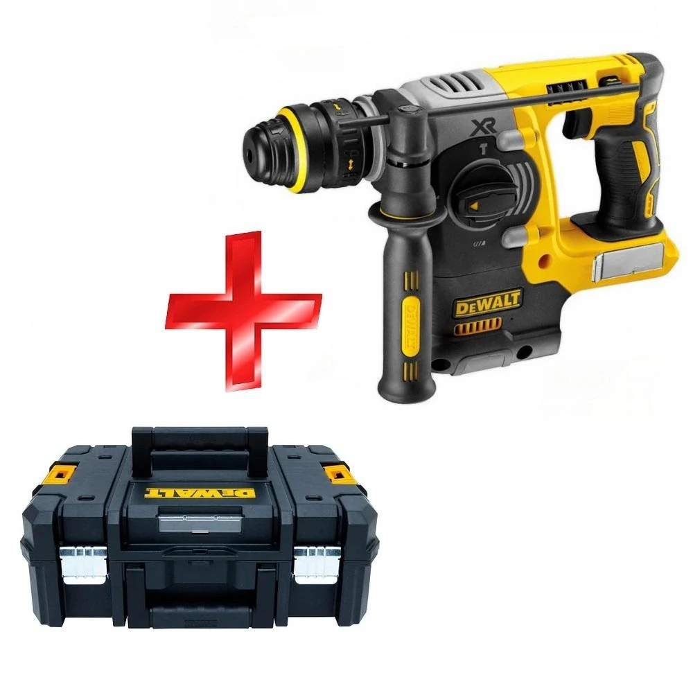 DCH274NT-XJ DeWALT AKU bezuhlíkové kombinované kladivo 18V XR, výměnné sklíčidlo, TSTAK