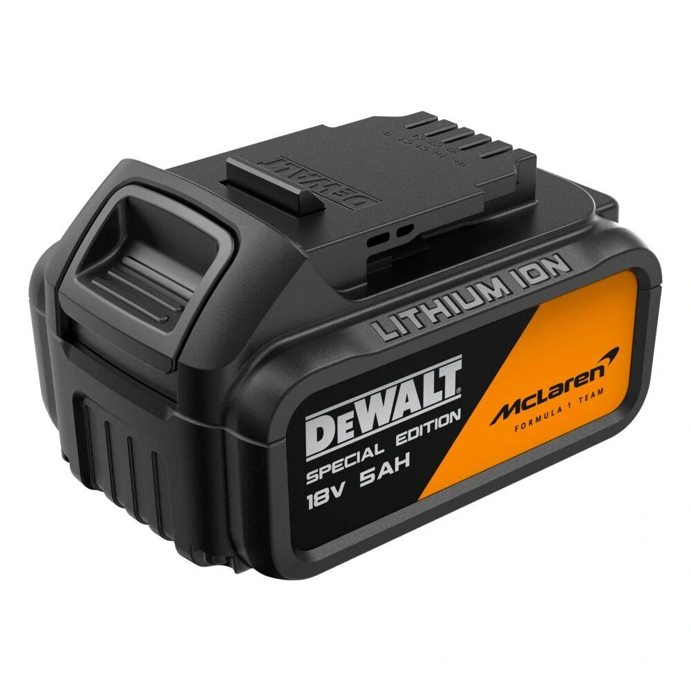 DCBMC184 DeWALT Baterie / akumulátor Li-Ion 18 V XR, 5,0 Ah limitovaná edice McLaren F1