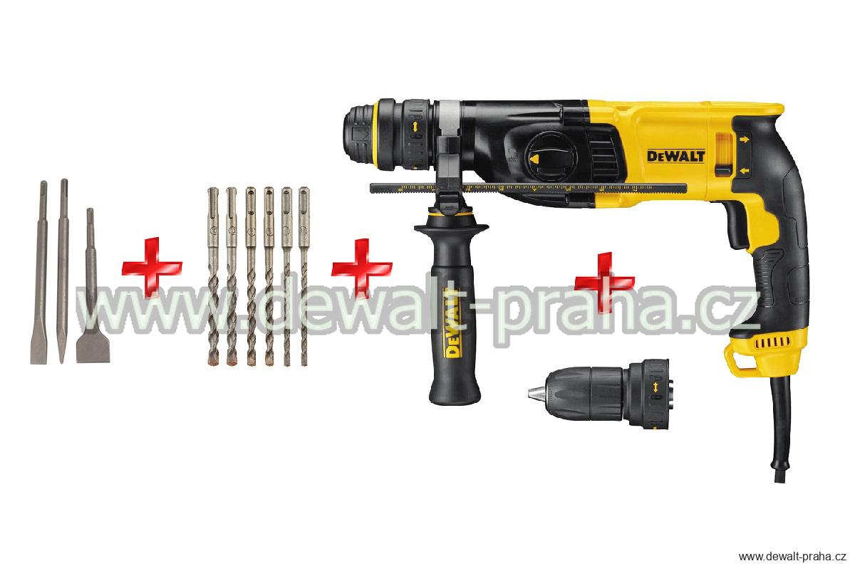 D25134KP DeWALT Kombinované vrtací kladivo SDS Plus 2Kg s 3 režimy