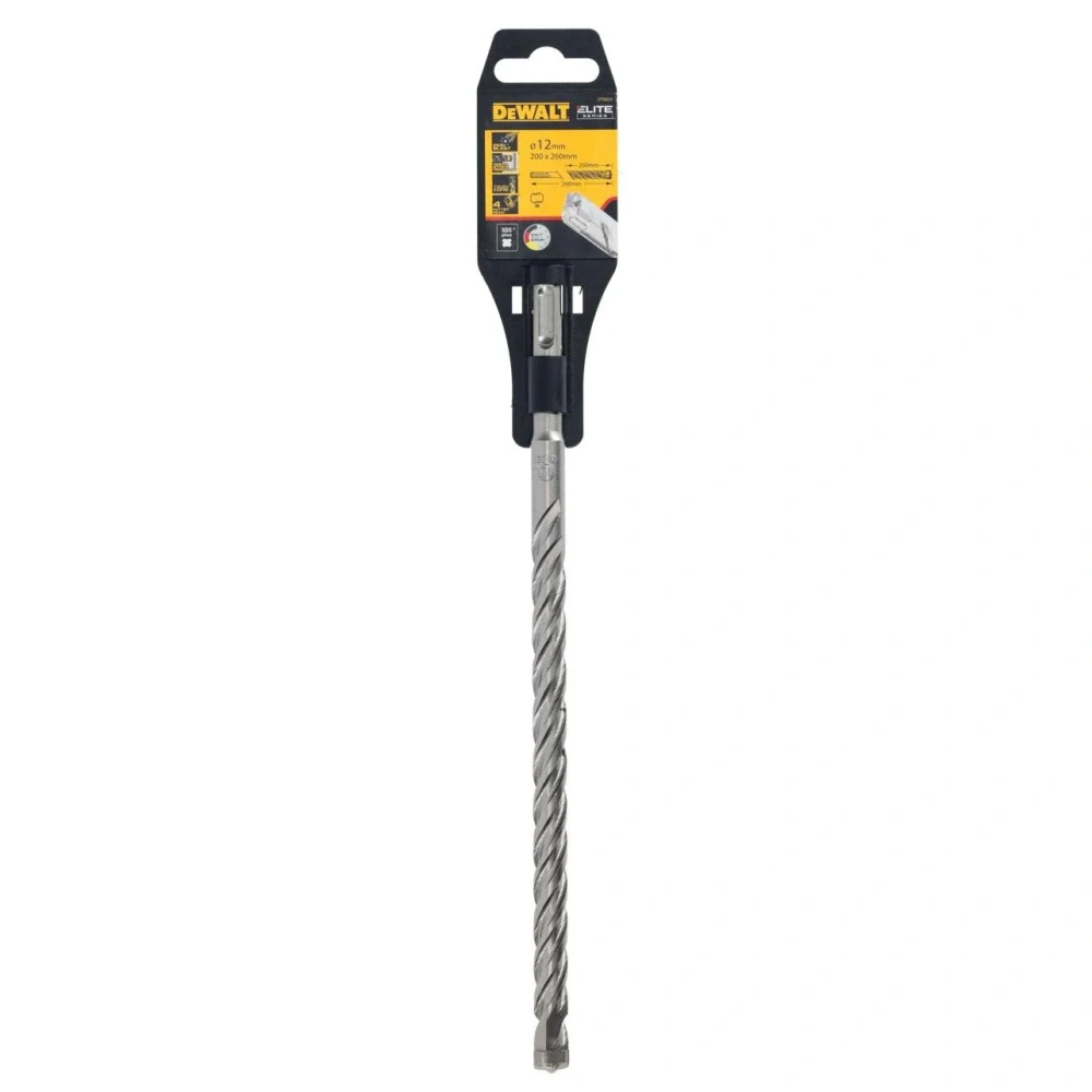 DT8935 DeWALT ELITE Vrták do betonu SDS Plus čtyřbřitý 12 x 260 mm