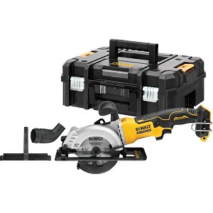 DCS571NT DeWALT aku kotoučová pila 115 mm, 18 V, samosatný stroj v kufru