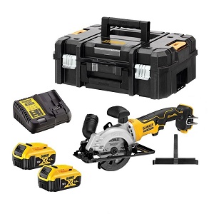 DCS571P2 DeWALT aku kotoučová pila 115 mm, 18 V XR, 2x 5,0Ah, v kufru TSTAK