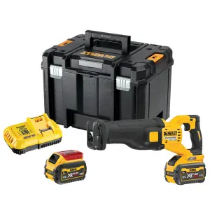 DCS389X2 DeWALT Aku mečová pila, bezuhlíková, 54V XR FLEXVOLT 2x 9.0Ah, v kufru TSTAK