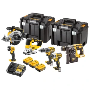 DCK690P3T DeWALT AKU kombinovaná sada XR 18V, 3x 5,0Ah Li-Ion, 2x TSTAK