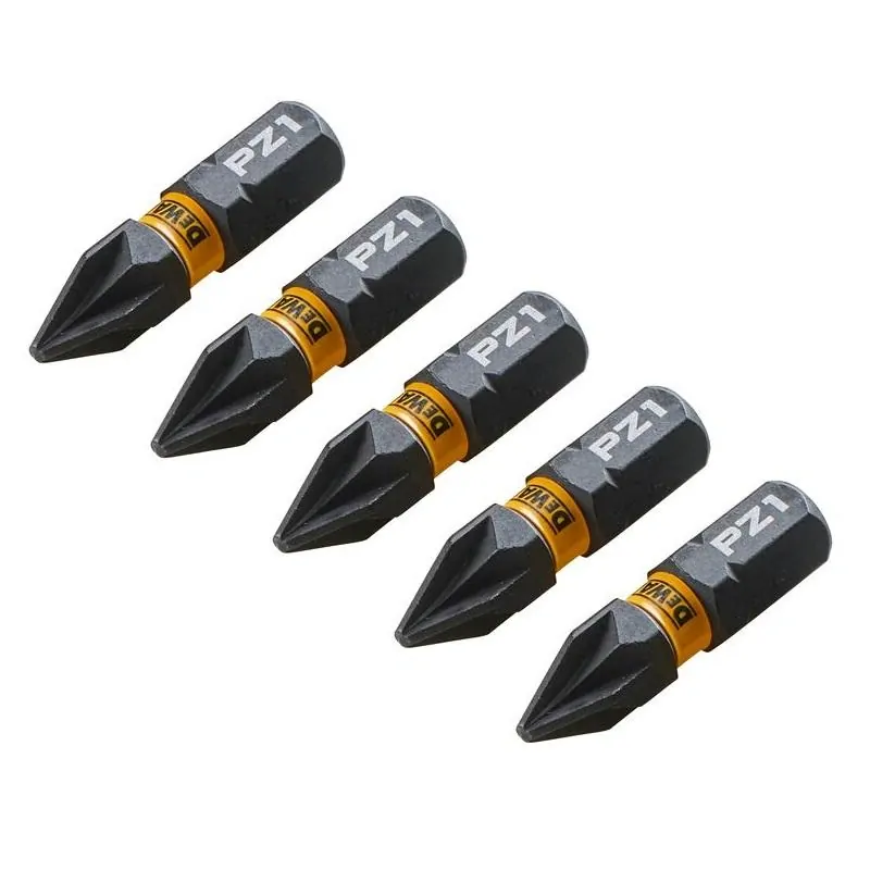 DT7386T DeWALT Sada torzních šroubovacích bitů 5 ks Pozidrive PZ1 25mm FLEXTORQ, EXTREME 