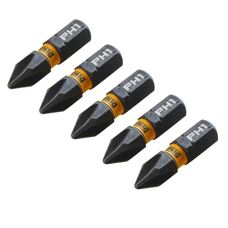 DT7993T DeWALT Sada torzních šroubovacích bitů 5 ks Phillips Ph1 25mm FLEXTORQ, EXTREME