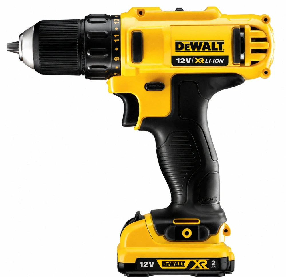 DCD710D2 DeWALT Aku vrtačka / šroubovák 12V Li-Ion XR 2x 2,0 Ah, kufr