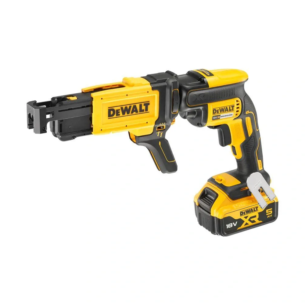 DeWALT DCF620P2K Bezuhlíkový aku šroubovák na sádrokarton XR 18 V Li-Ion 2x 5,0Ah 