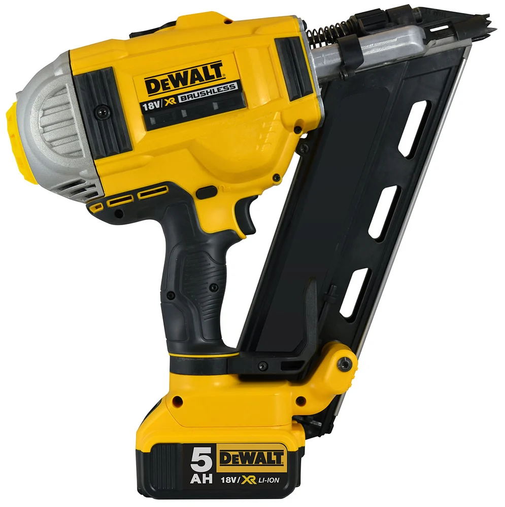 DCN692P2 DeWALT Bezuhlíková dvourychlostní hřebíkovačka 18 V XR Li-Ion s kufrem