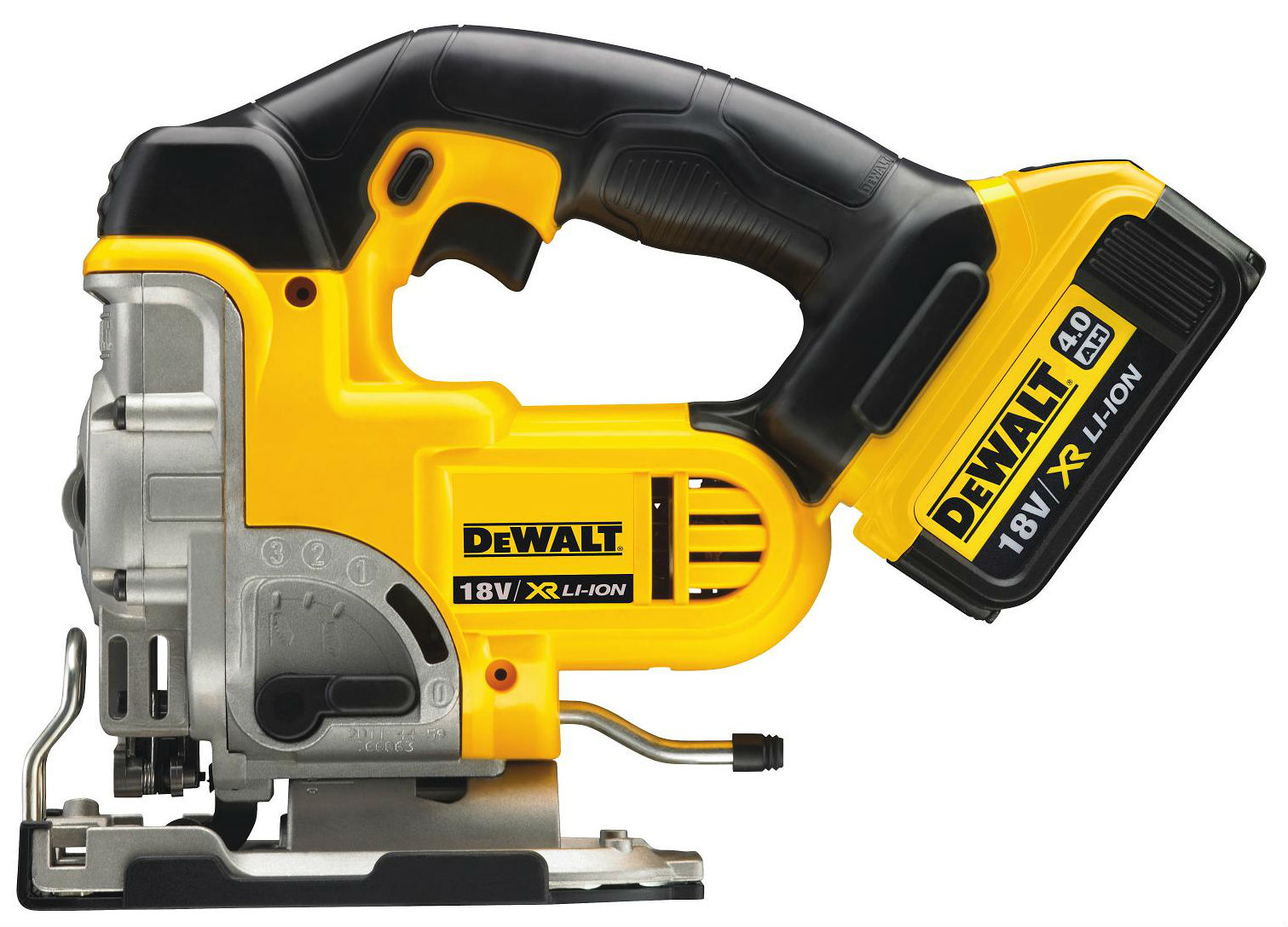DCS331M2 DeWALT ku přímočará pila XR Li-Ion 18 V 2x 4,0Ah