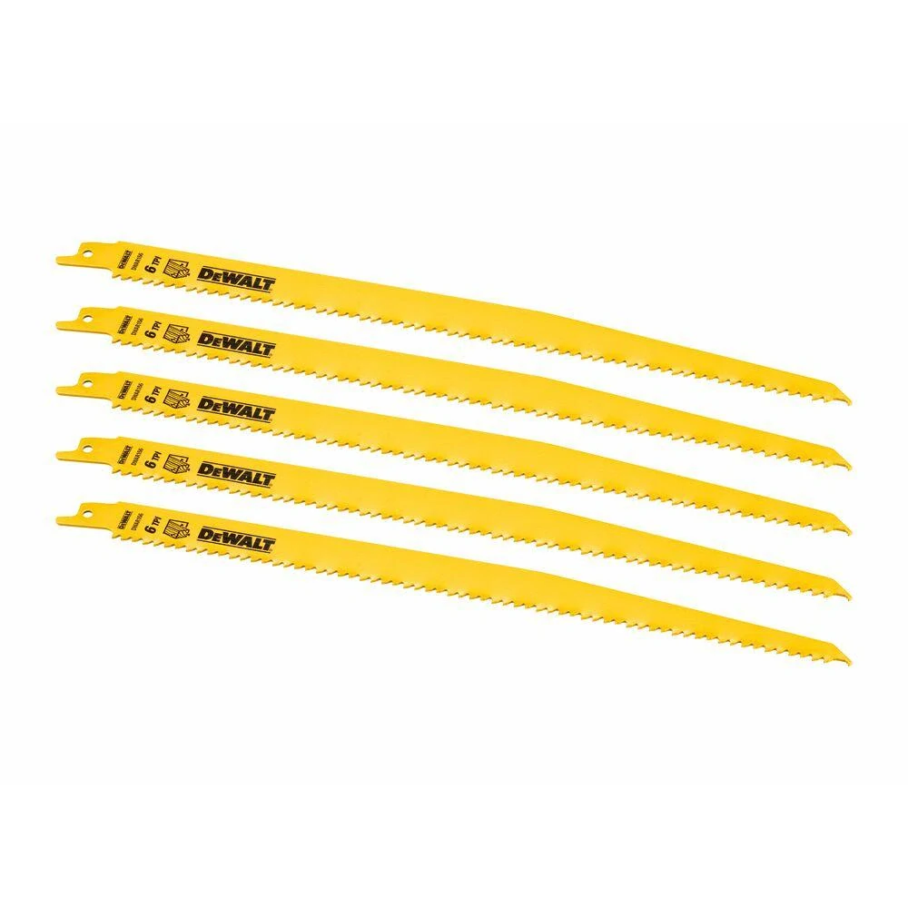 DT2350 DeWALT Pilový plátek demoliční 305 mm, na dřevo s hřebíky 5 ks