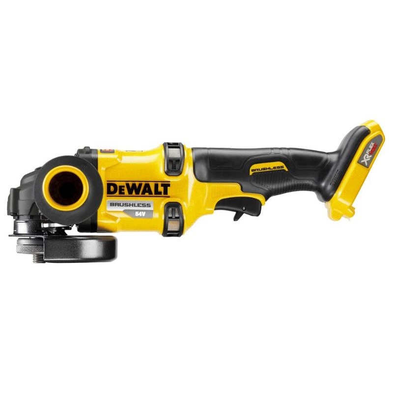 DCG418NT DeWALT Aku úhlová bruska 125mm XR FLEXVOLT 54V, samostatný stroj v kufru TSTAK