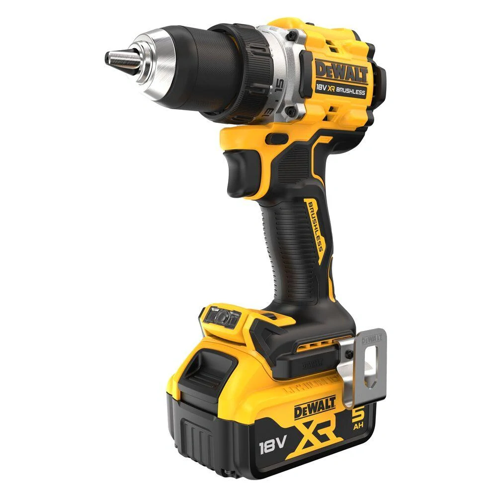 DCD800P2T DeWALT Bezuhlíková aku vrtačka XR 18V, 2x 5,0Ah Li-Ion, TSTAK