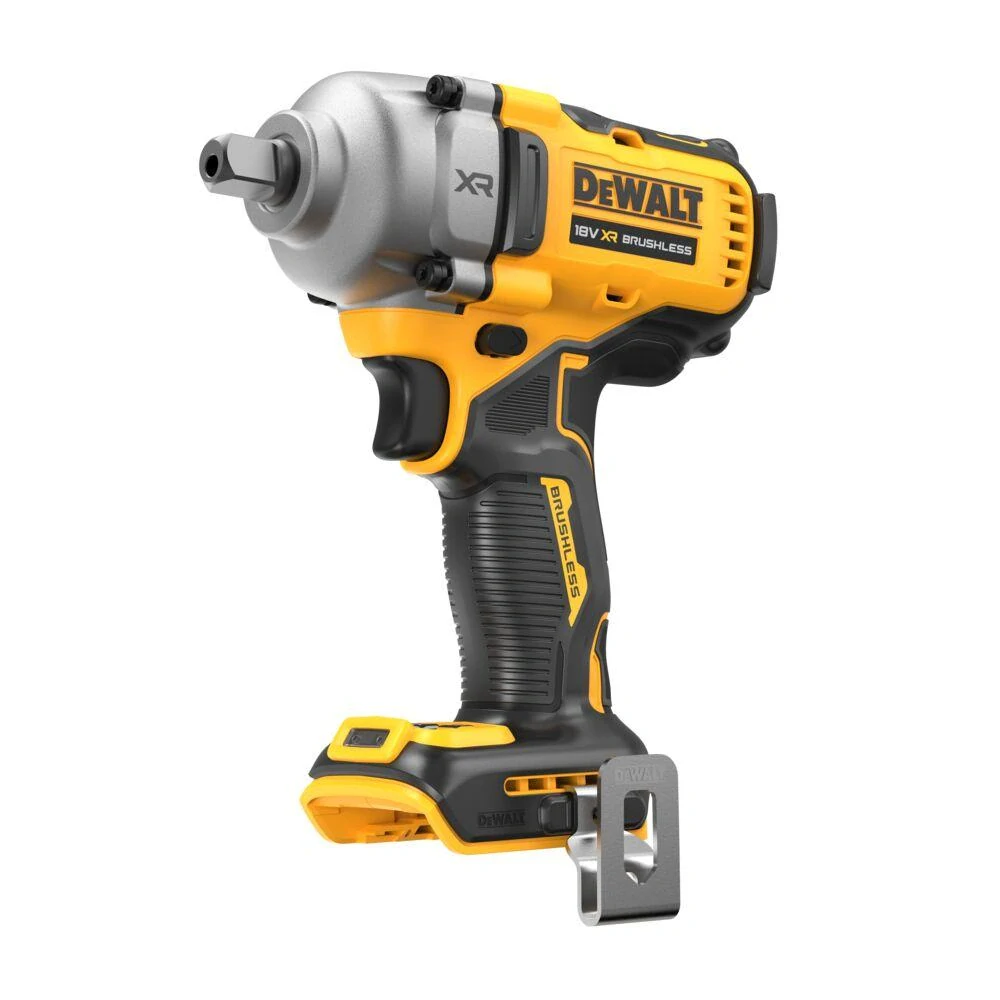 DCF892N DeWALT AKU bezuhlíkový rázový utahovák XR 18V, 813Nm, samostatný stroj