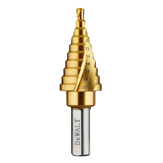 DT90246 DeWALT Titanový stupňovitý vrták do kovu 4-22 mm