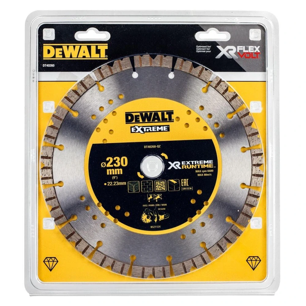 DT40260 DeWalt Dia řezný kotouč 230mm na armovaný beton