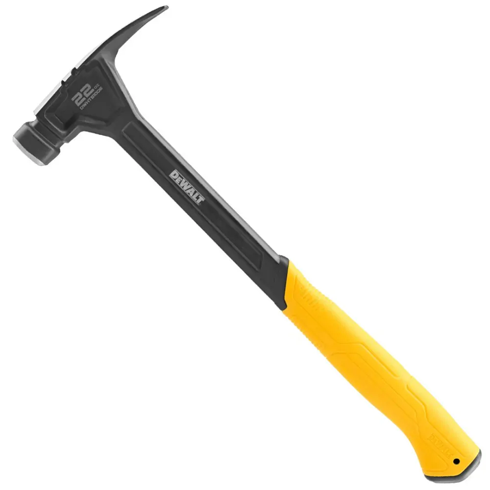 DWHT51006-0 DeWALT Ocelové tesařské kladivo 624 g, rovný nos, hladká hlava