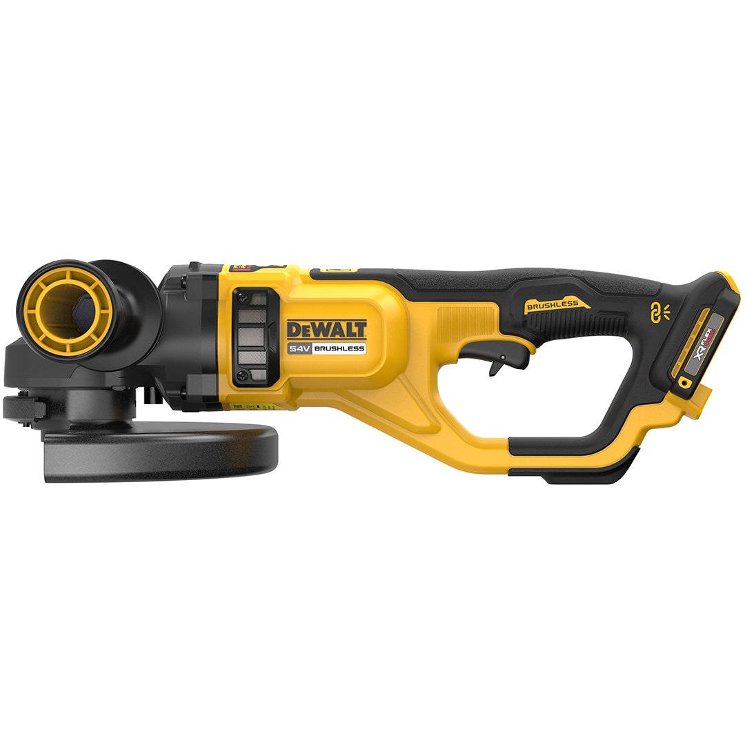 DCG460NK DeWALT Aku úhlová bruska 230mm, FLEXVOLT 54V, 3 000 W, samostatný stroj