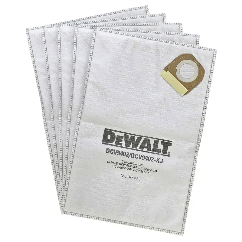 DCV9402 DeWALT Náhradní fleesový filtrační sáček pro vysavač DCV586 5ks