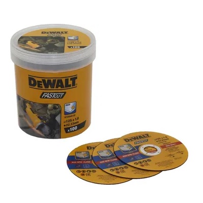 DT20540 DeWALT Řezný kotouč na nerez 125 x 1,0 mm, 100 ks