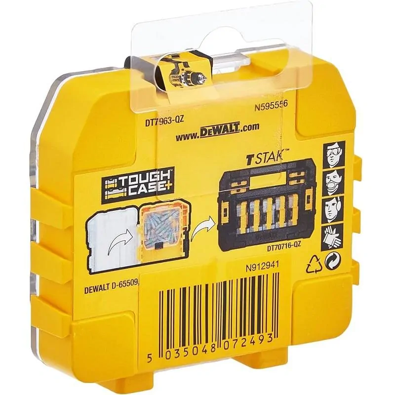 DT7963 DeWALT krabička s bity Torx T30, délka 25 mm, balení 25 ks, v ToughCase krabičce