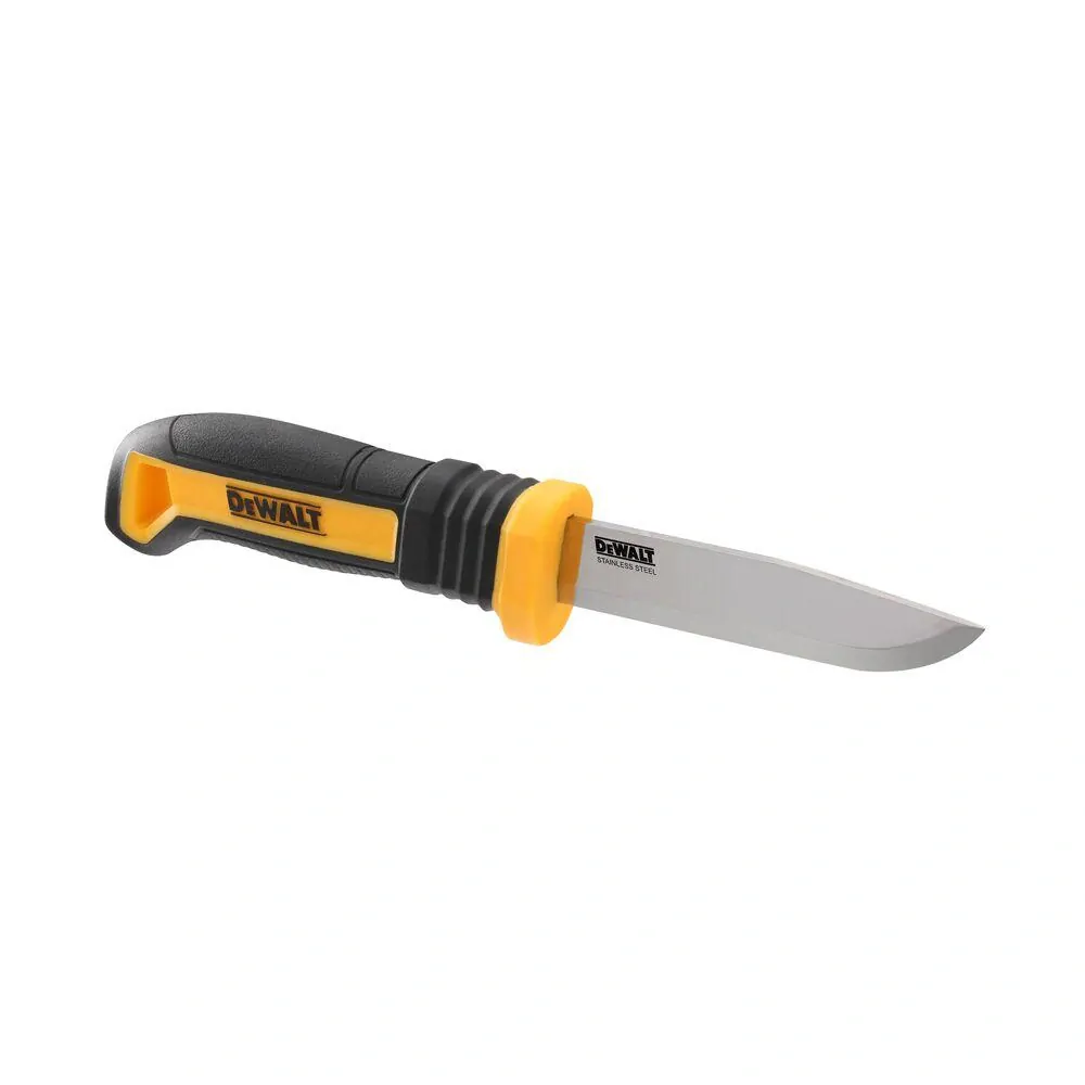 DWHT9-10354 DeWALT Řemeslnický nůž s pevným ostřím 90 mma plastovým pouzdrem na opasek