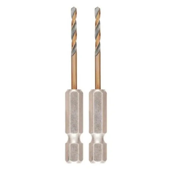 DT20601 DeWALT Vrták se šestihrannou stopkou 2,5 mm, BLACK AND GOLD, 2ks