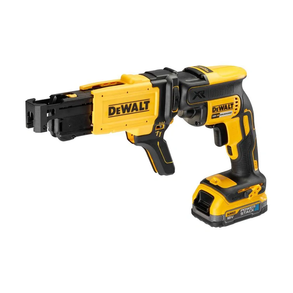 DCF620E1K DeWALT Aku bezuhlíkový šroubovák na sádrokarton 18V XR 1x 1,7Ah POWERSTACK, TSTAK