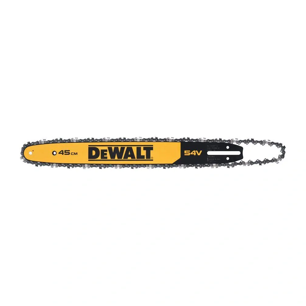 DT20688/7 DeWALT Náhradní vodicí lišta 45 cm a řetěz pro pilu DCMCS574
