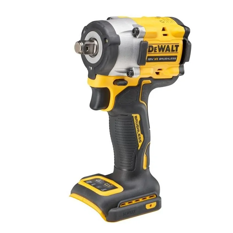 DCF921N DeWALT Bezuhlíkový rázový utahovák XR 18V, 1/2", 406Nm, samostatný stroj