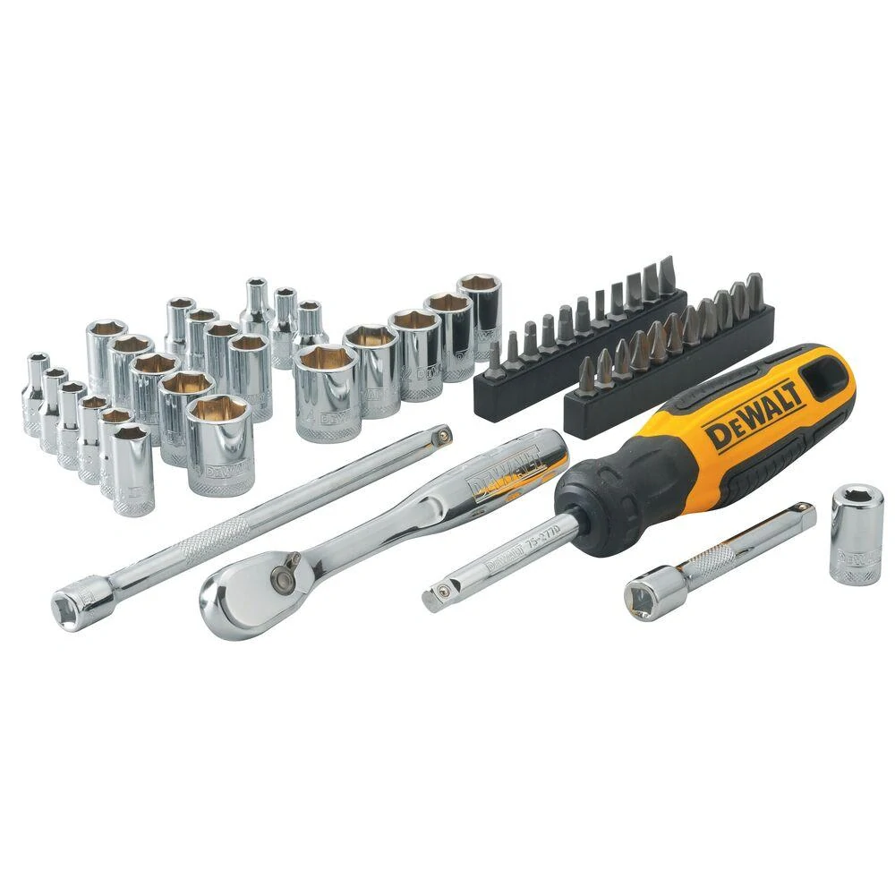 DWMT81610 DeWALT Gola sada s ráčnou 1/4" NANO, 50 dílů