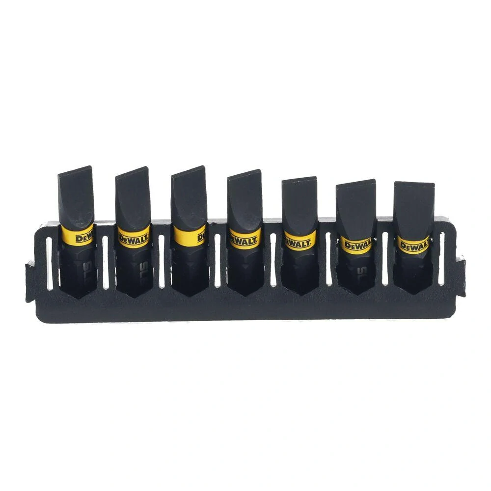DT70814 DeWALT sada torzních bitů Plochý SL 25mm FLEXTORQ, 7ks v liště do ToughCase