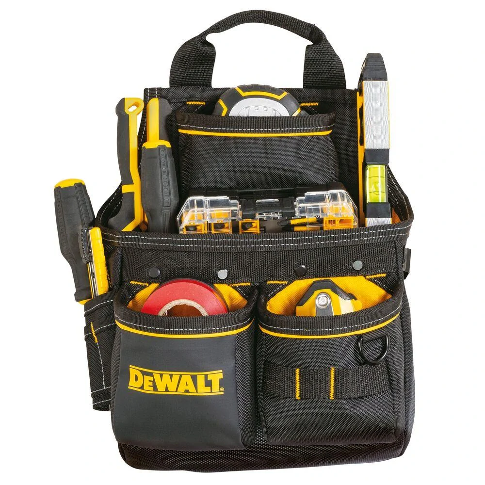 DWST40201-1 DeWALT Pracovní kapsa s opaskem a kapsy na spojovák