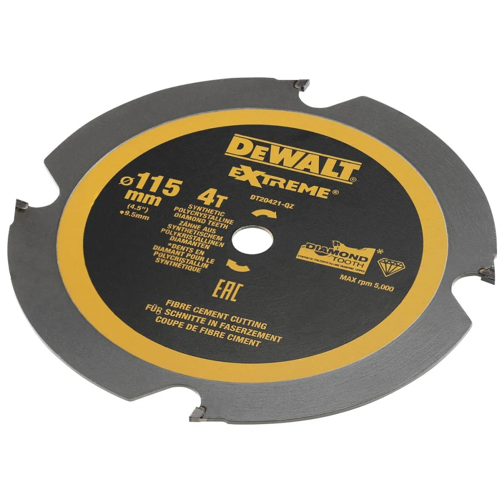 DT20421 DeWALT Pilový kotouč 115 x 9,5 mm, 4 zuby