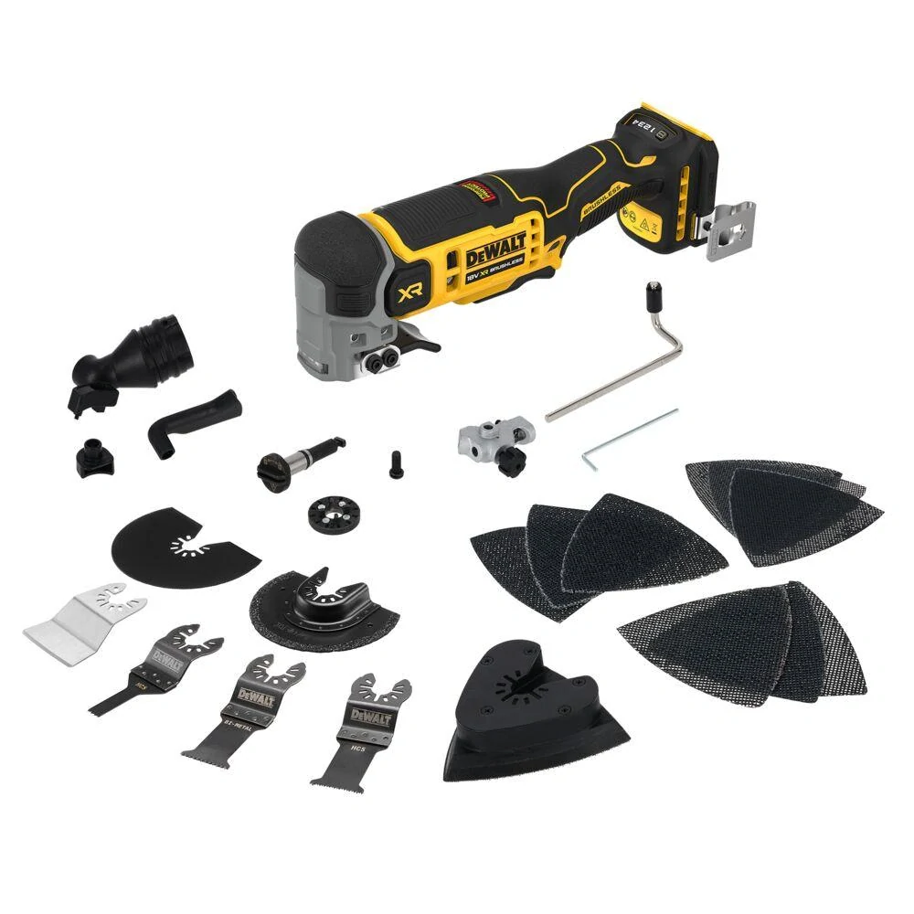 DCS359NT DeWALT Aku oscilační multibruska 18V XR, samostatný stroj v kufru