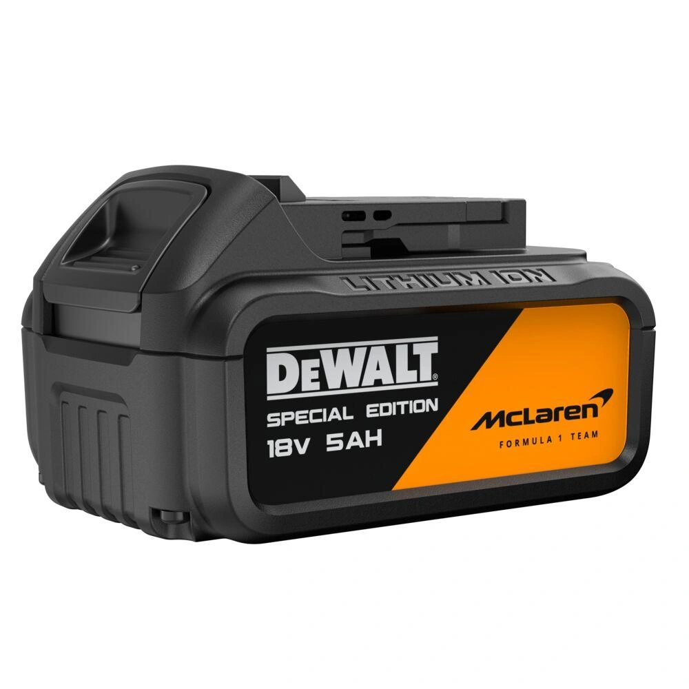 DCBMC184 DeWALT Baterie / akumulátor Li-Ion 18 V XR, 5,0 Ah limitovaná edice McLaren F1