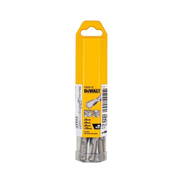 DT60301 DeWALT Sada vrtáků SDS-Plus, 5 kusů