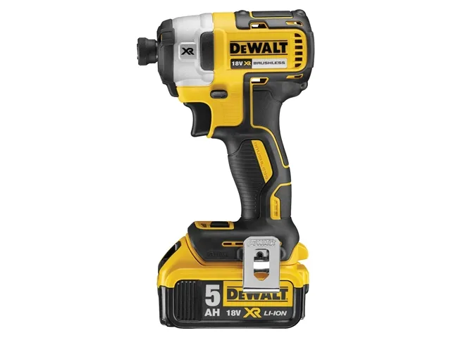 DCF887P2 DeWALT Aku bezuhlíkový rázový utahovák 1/4  s 3 převodovými stupni, 18V